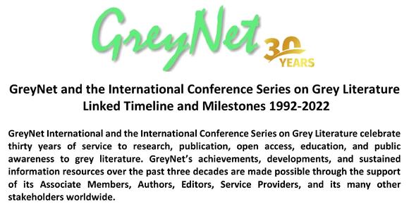 GreyNet 30 Years 1992-2022